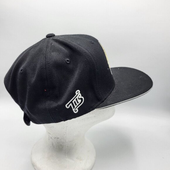 Two In The Shirt Cap‎ Hat Adult Snapback Black Acrylic Wool - Picture 8 of 8